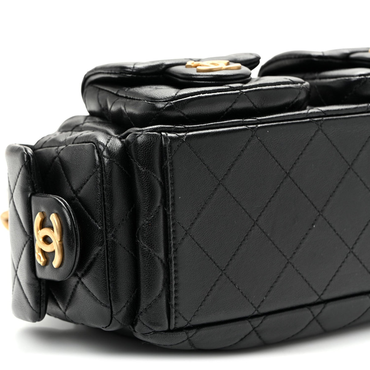 Quilted Lambskin Hobo Bag