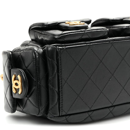 Quilted Lambskin Hobo Bag