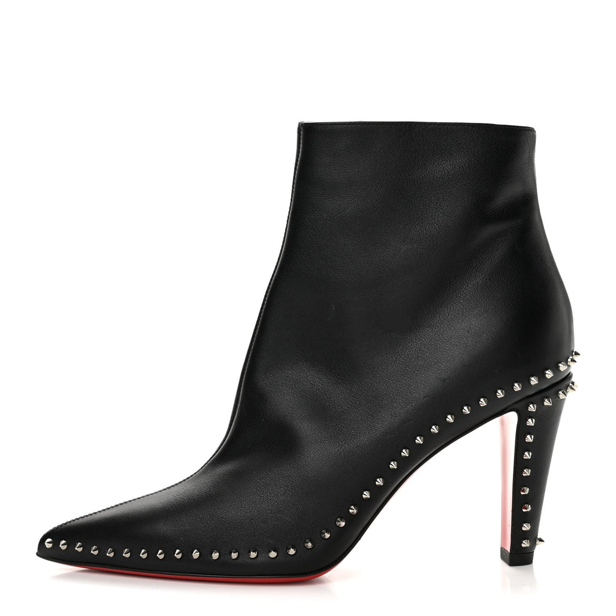 Calfskin Hongroise Ankle Boots Black