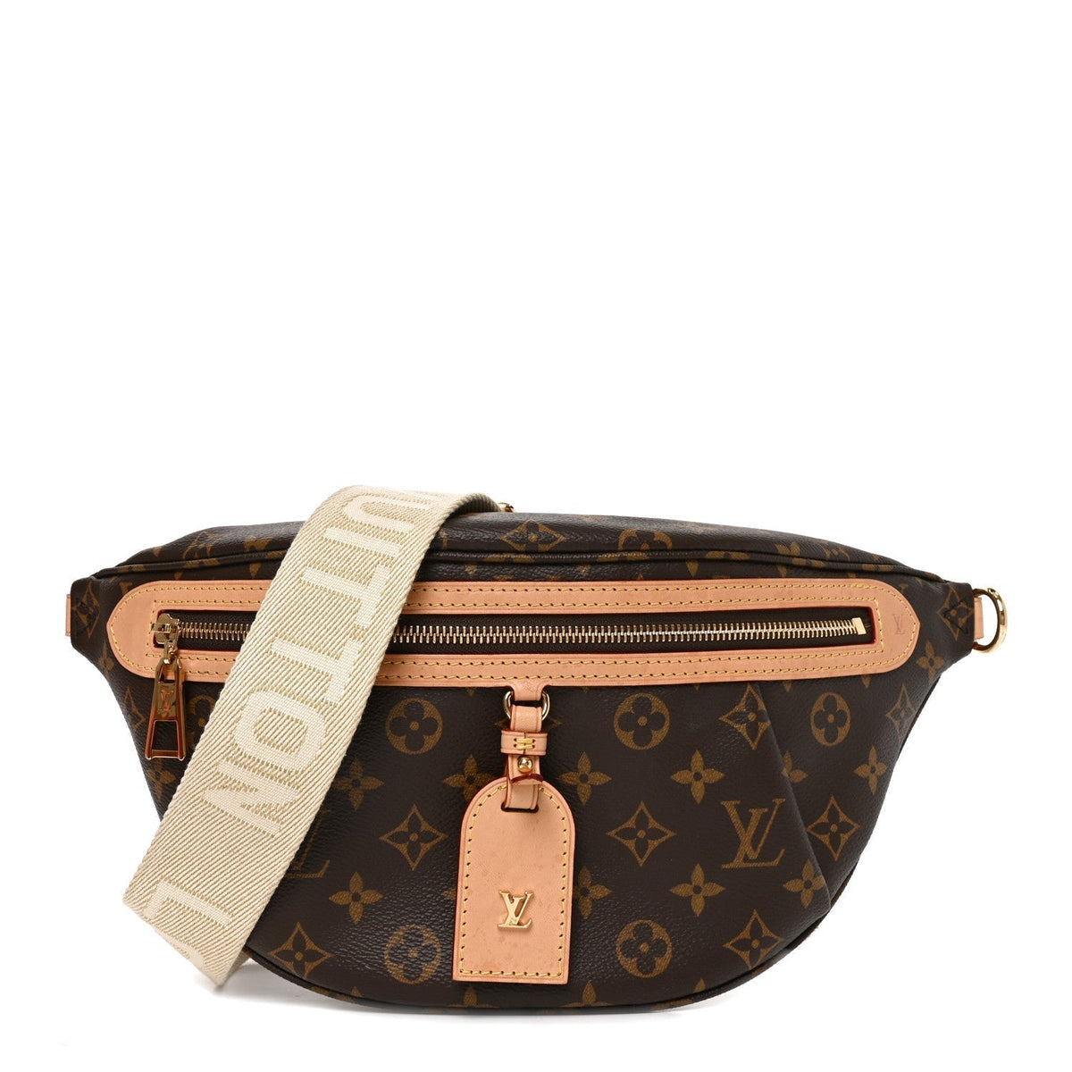 Louis Vuitton Monogram High Rise Bumbag Brown