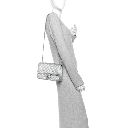 Medium Quilted Caviar Flap Shoulder Bag