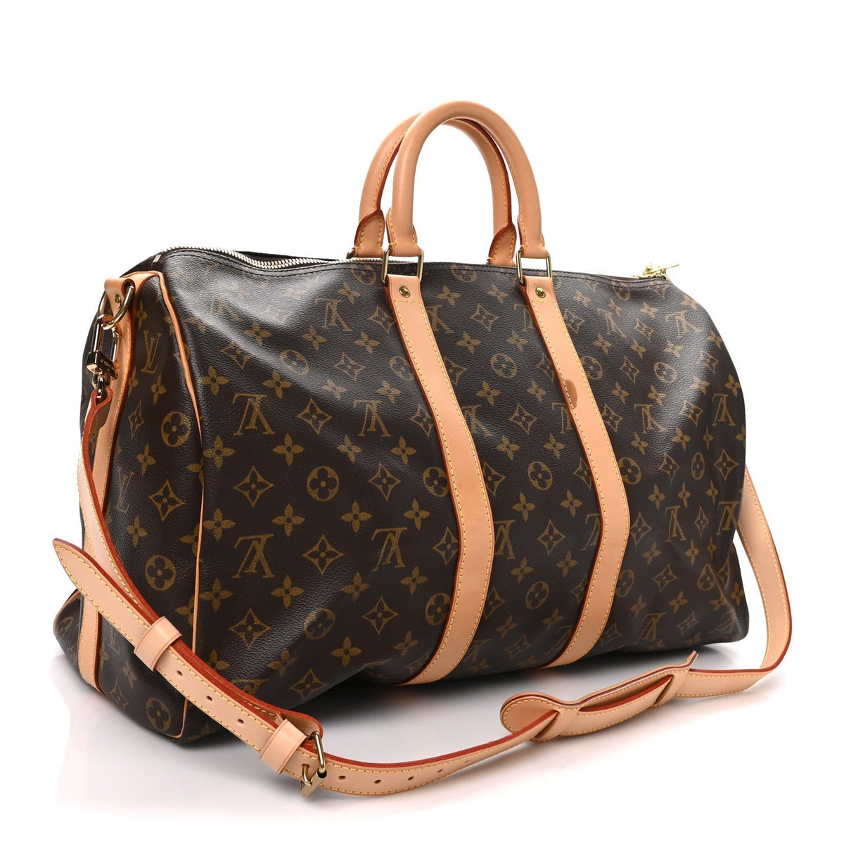 Louis Vuitton Monogram Keepall Bandouliere 45 Brown