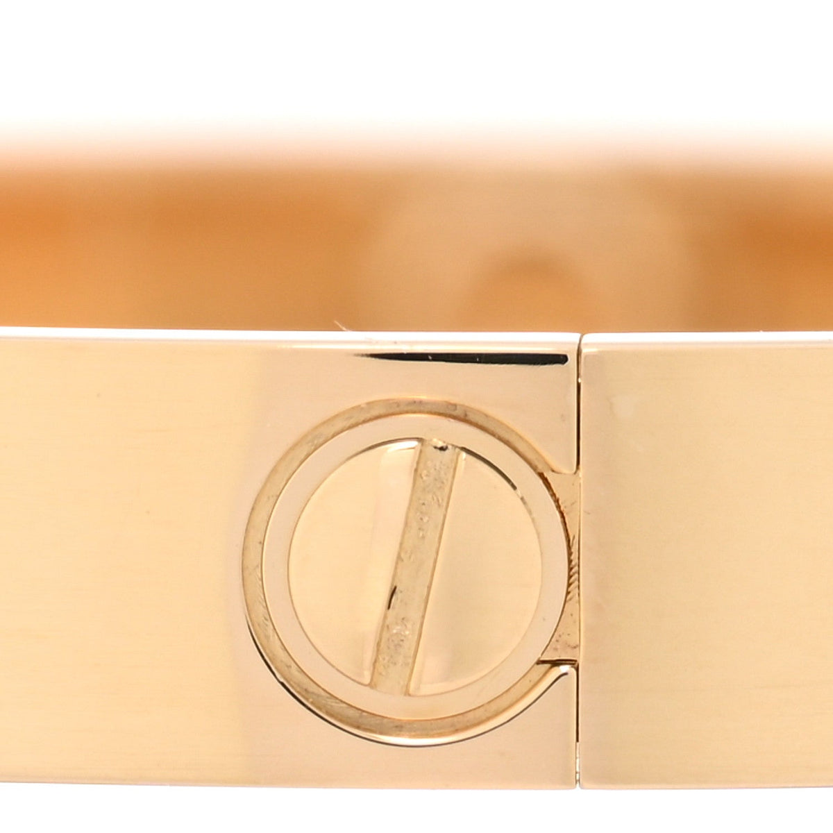 18K Yellow Gold 4 Diamond LOVE Bracelet 16