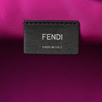 Fendi Technical Fabric Plexiglass FF Medium Sunshine Shopper Bouganville