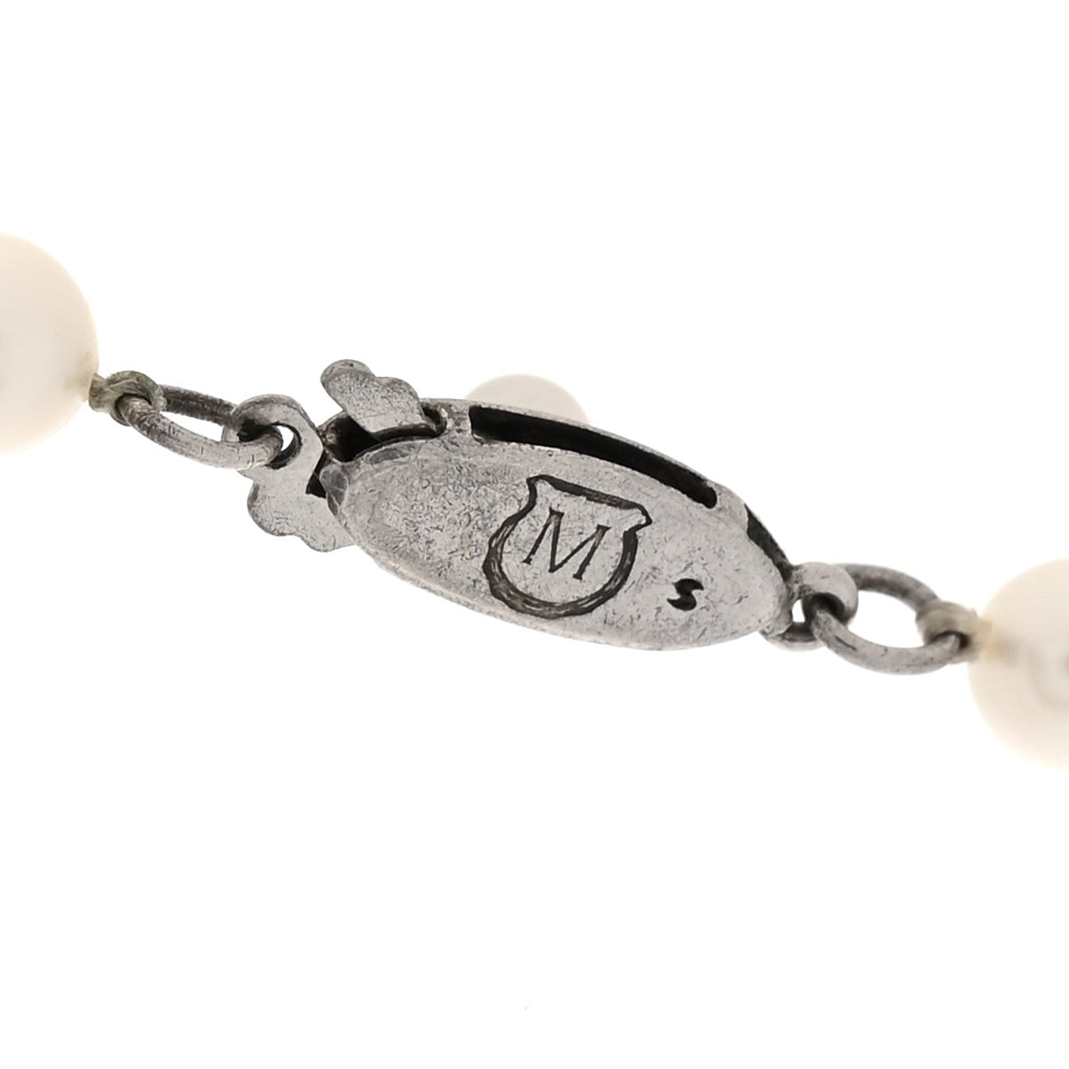 Sterling Silver Akoya Cultured Pearl 5-5.5mm Strand Necklace 17.5"