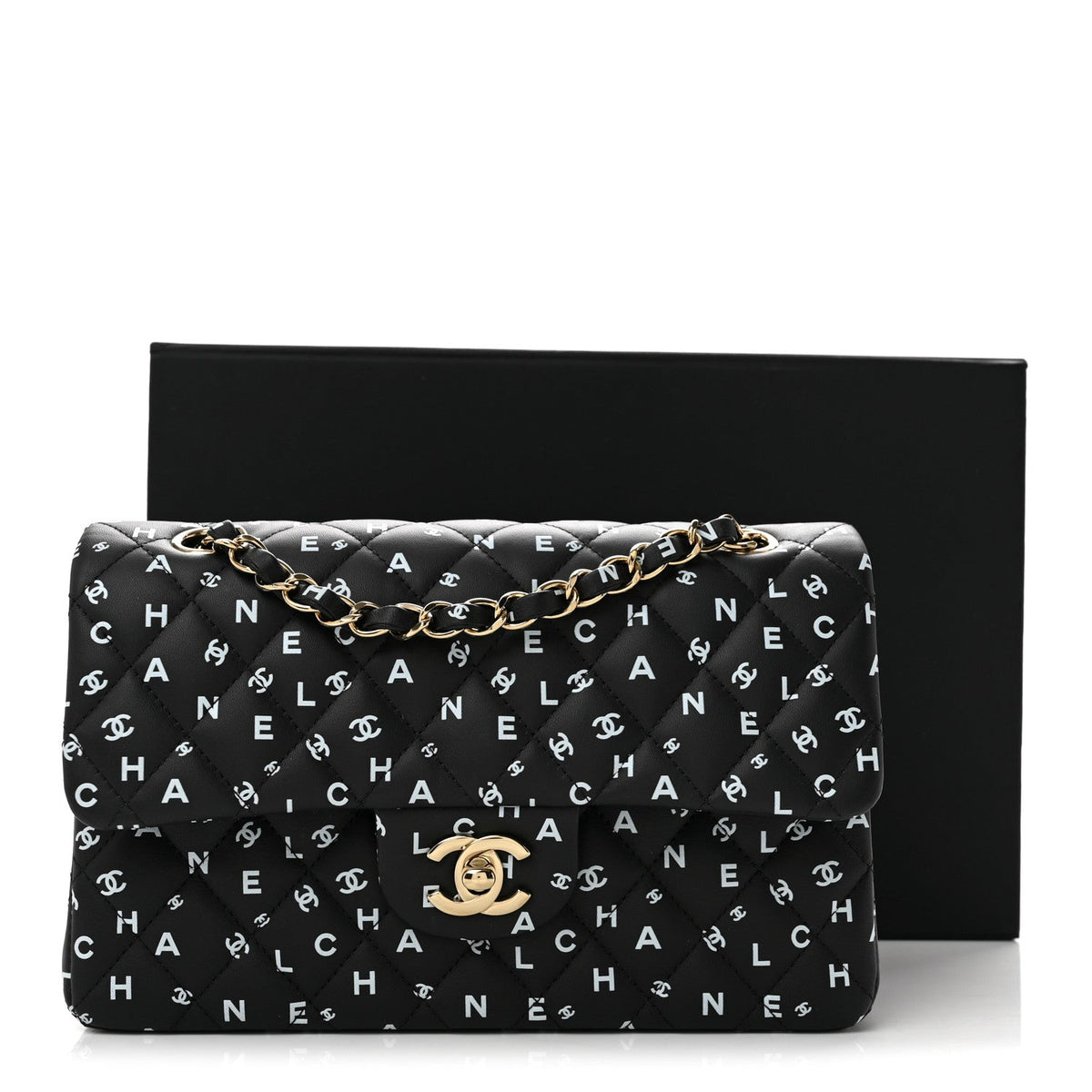 Small Quilted Calfskin Flap Shoulder Bag