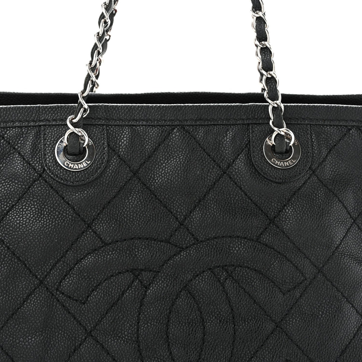 Small Quilted Calfskin Tote Bag