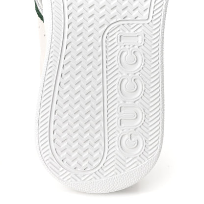 Gucci Metallic Nappa Web Women's Chunky Sneakers 38 Silver