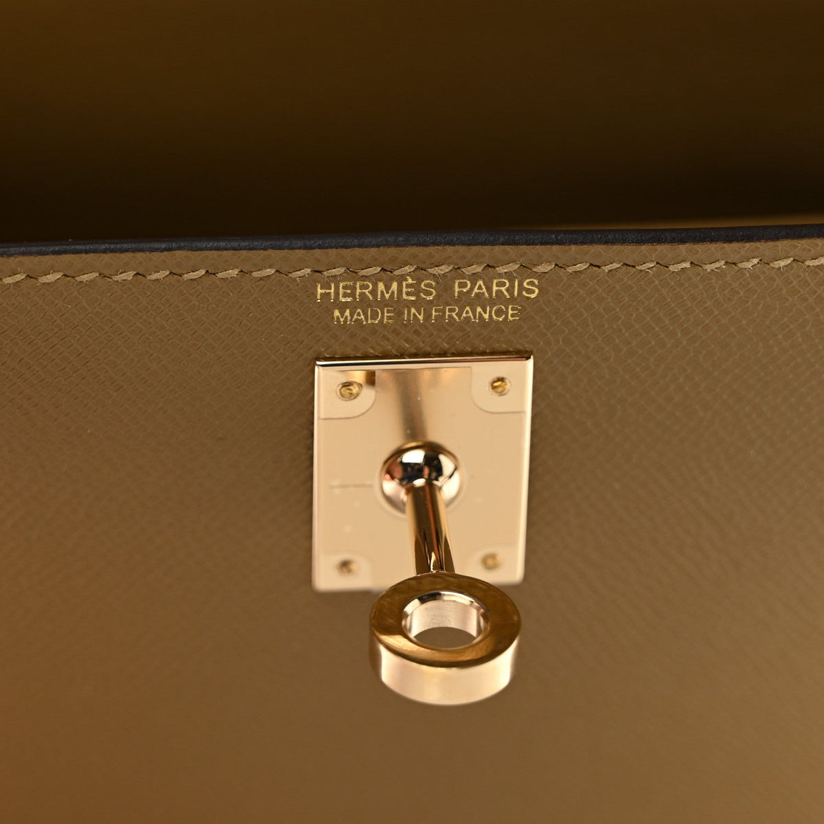Hermes Madame Calfskin Mini Kelly Sellier 20 Dune