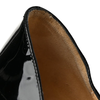 Christian Louboutin Patent Calfskin Women's Pigalle 120 Pumps 38.5 Black