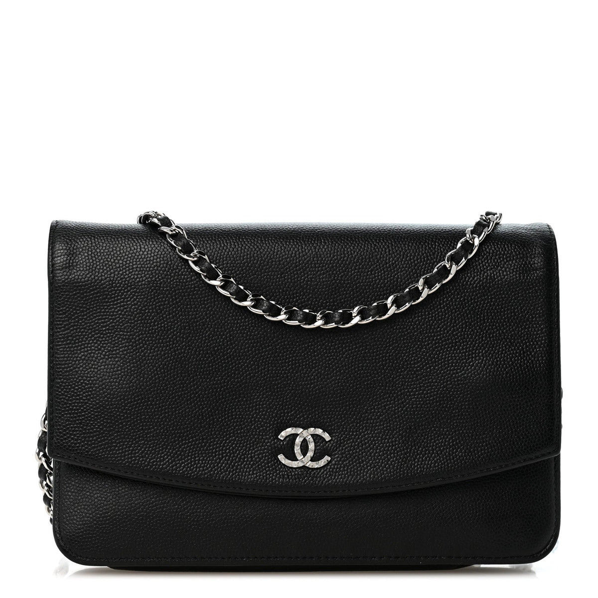 Caviar Wallet Bag - Black