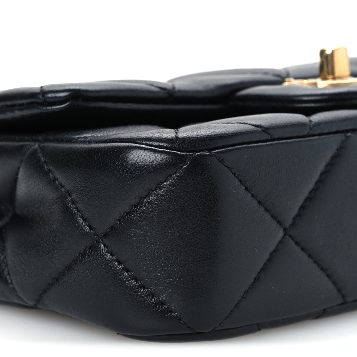 Mini Quilted Lambskin Flap Shoulder Bag