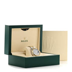 Rolex Stainless Steel 18K Yellow Gold 41mm Datejust Watch Black 116333