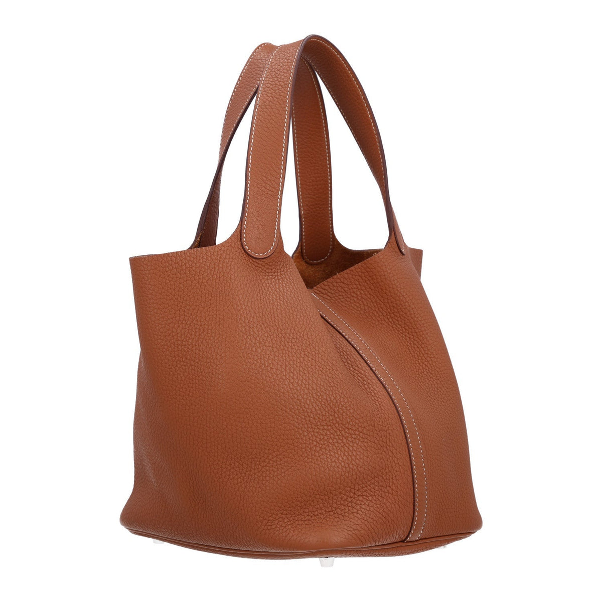 Hermes Taurillon Clemence Picotin Lock 22 MM Bag Gold