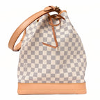 Louis Vuitton Damier Azur Coated Canvas Noe White
