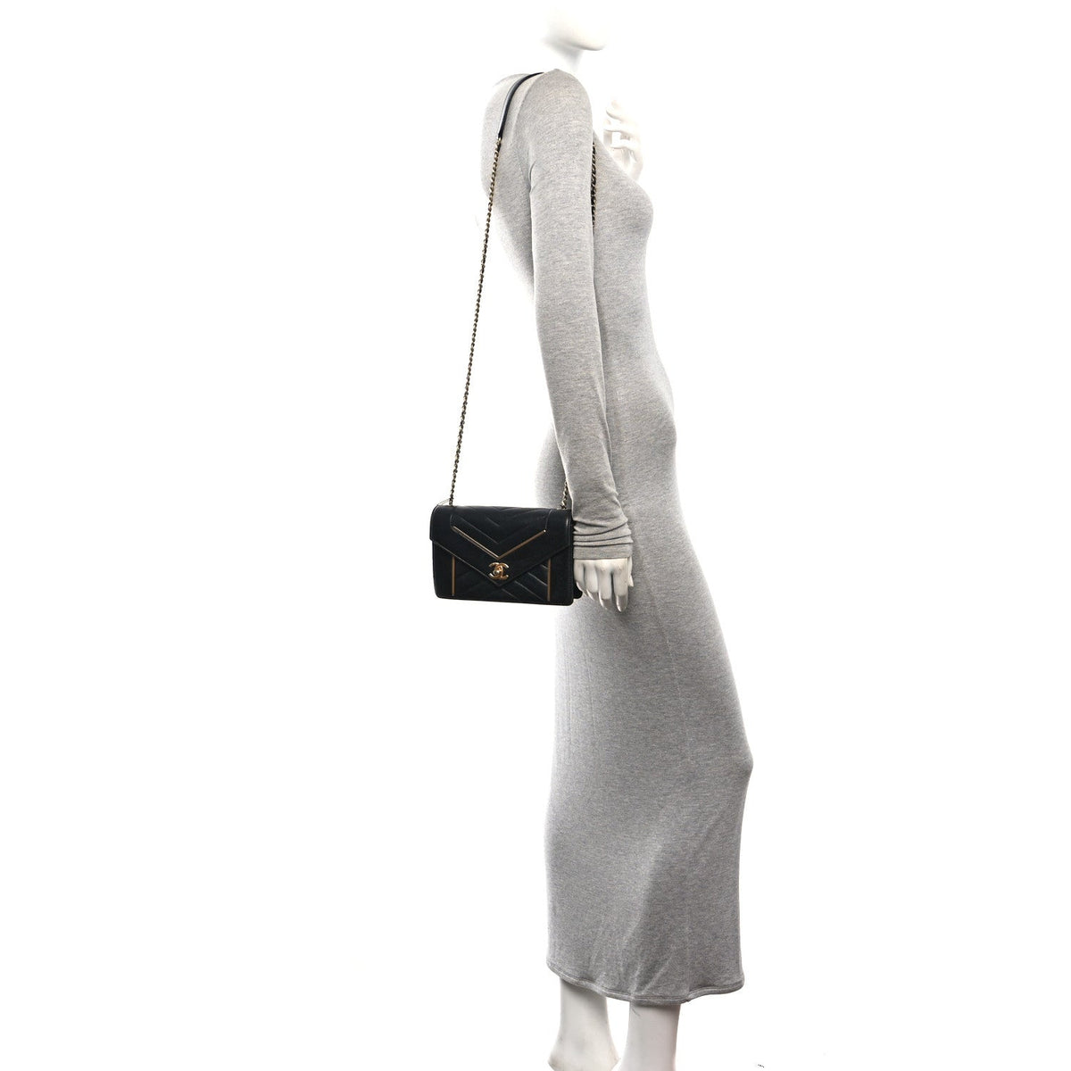 Quilted Lambskin Flap Shoulder Bag