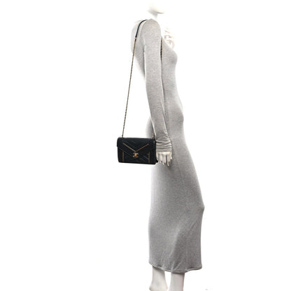 Quilted Lambskin Flap Shoulder Bag