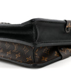 Louis Vuitton Reverse Monogram Trunk Clutch Bag Brown