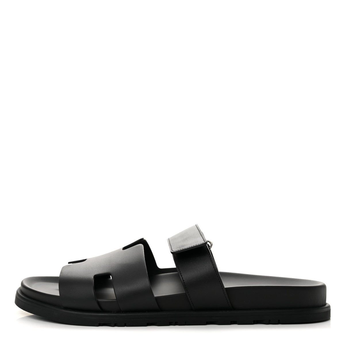 Calfskin Chypre Sandals Black
