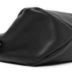 Prada Soft Calfskin Large Aimée Shoulder Bag Black