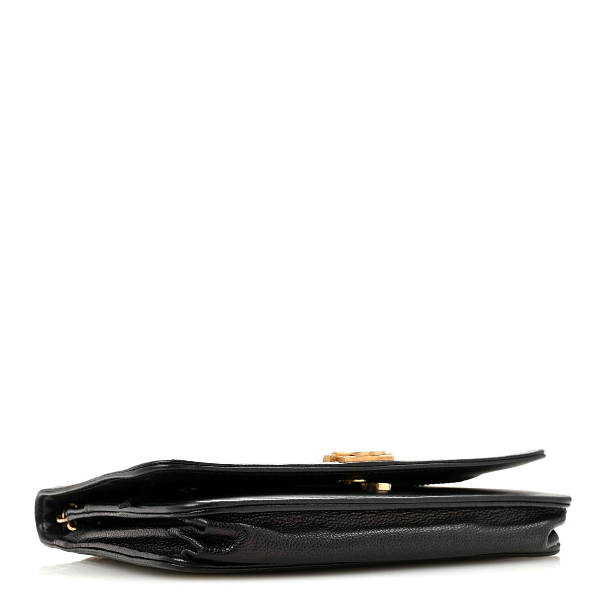 Quilted Caviar Wallet Bag