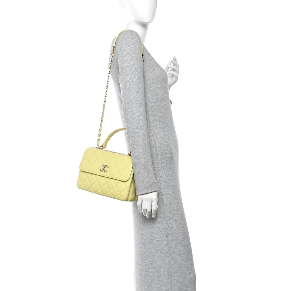 Small Quilted Lambskin Flap Shoulder Bag