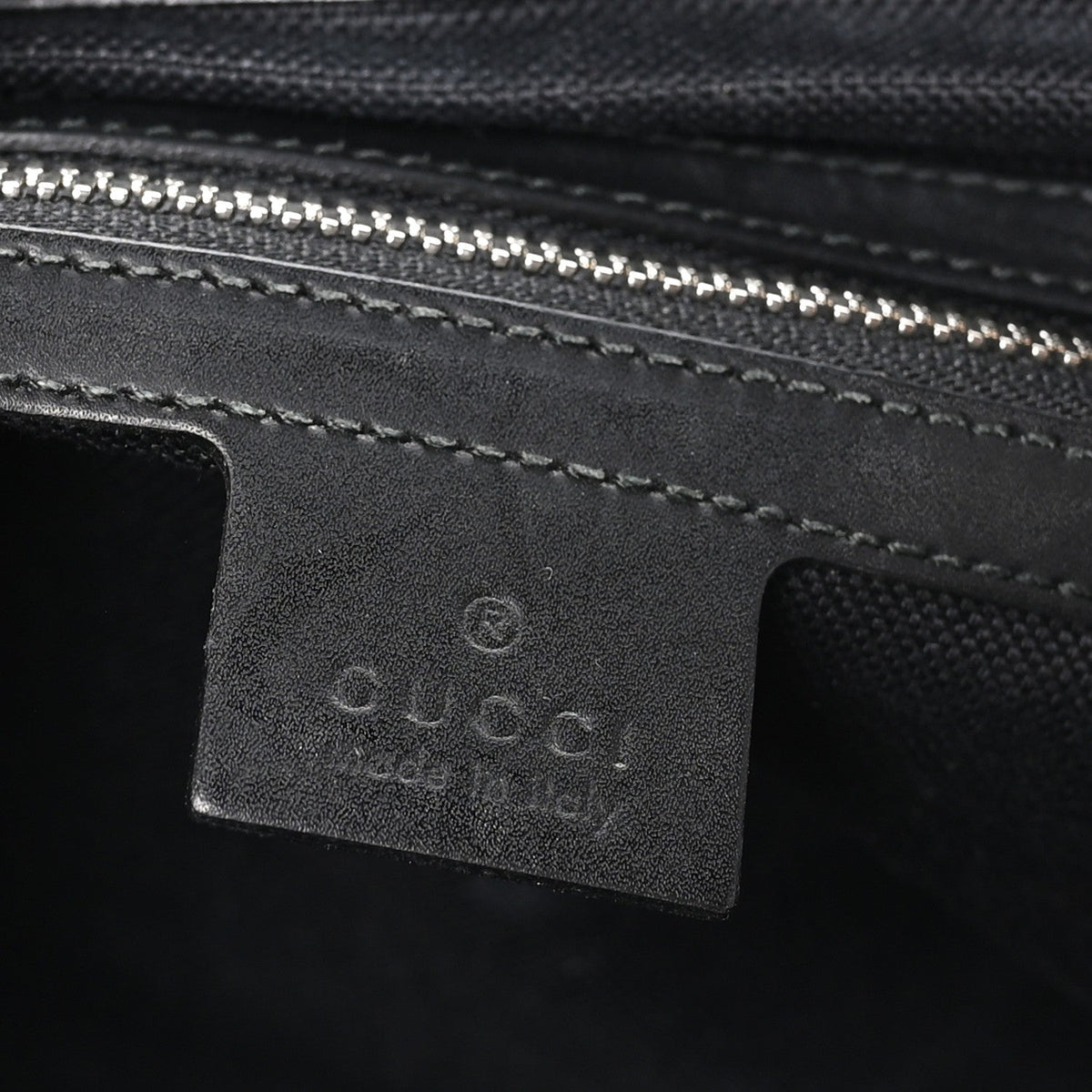 Gucci GG Supreme Web Flap Messenger Bag Black Grey