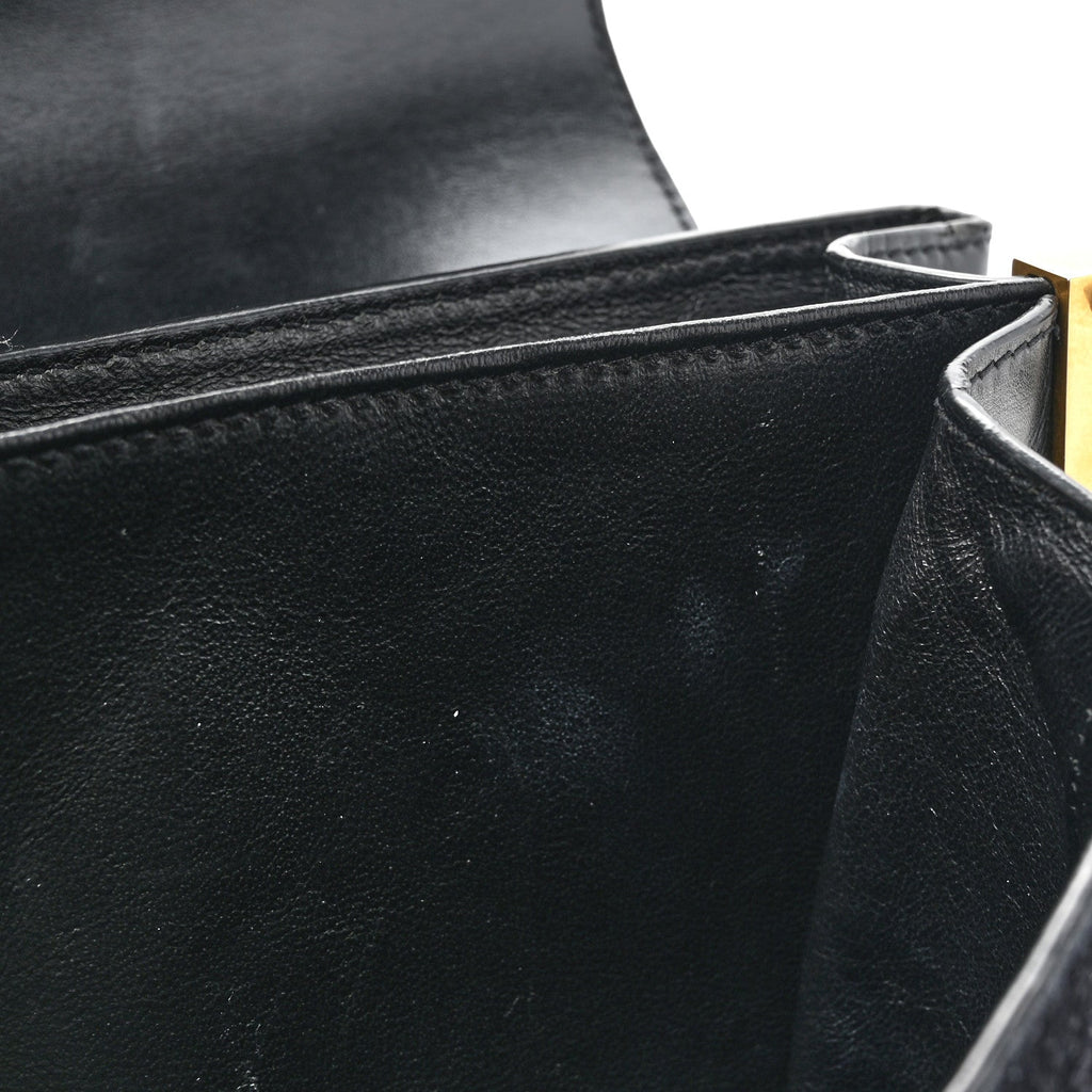 Saint Laurent Suede Le Monogramme Satchel Black