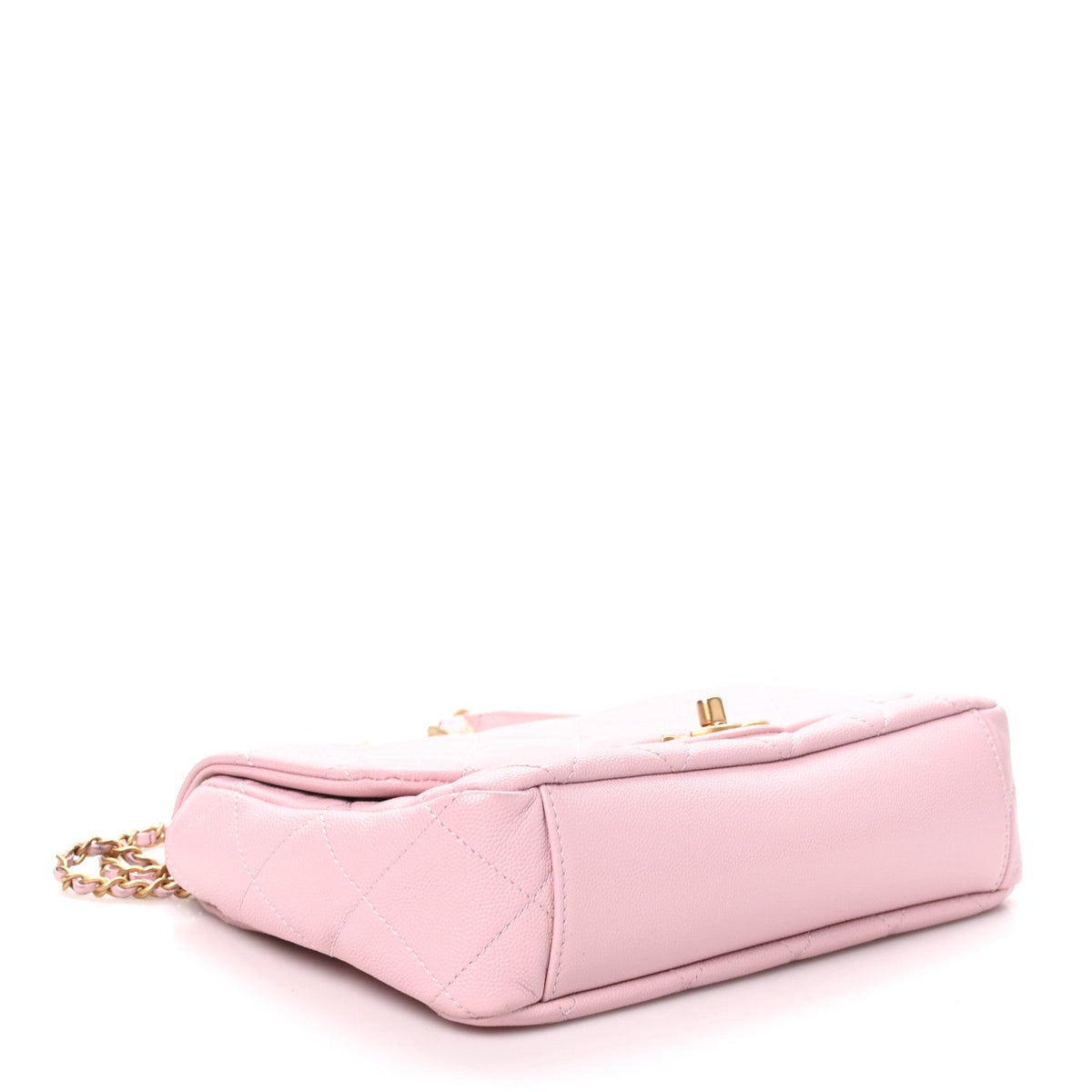 Medium Quilted Caviar Flap Shoulder Bag