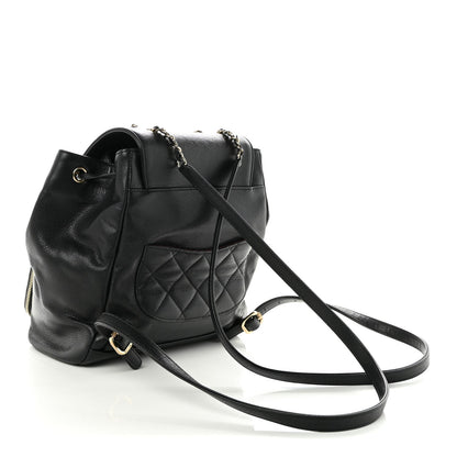 Quilted Caviar Backpack