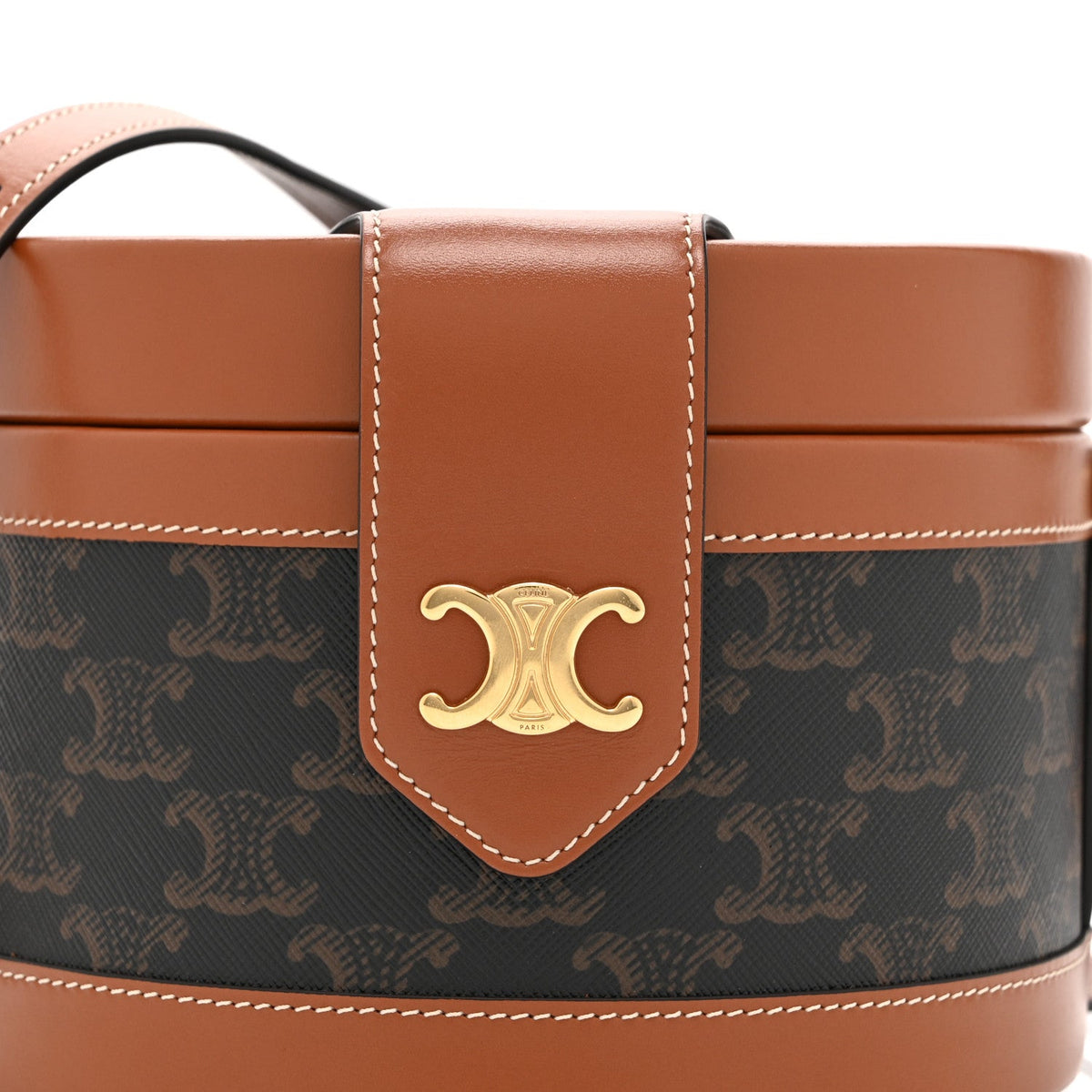 Medium Calfskin Canvas Handbag