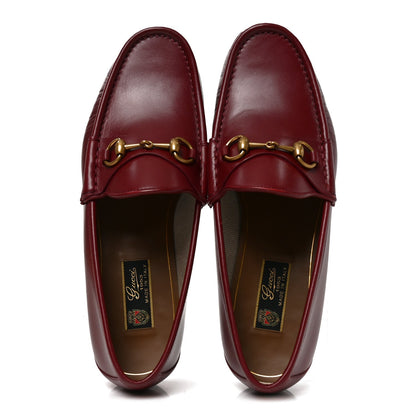 Gucci Betis Glamour Calfskin Men's 1953 Horsebit Loafers 9.5 Rosso Ancora