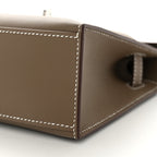 Hermès Swift Kelly Pochette Clutch Etoupe