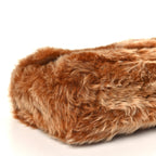 Chanel Shearling Lambskin Small Souplissimo Maxi Flap Brown