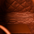 Chanel Shiny Calfskin Quilted Mini Chanel 22 Light Brown