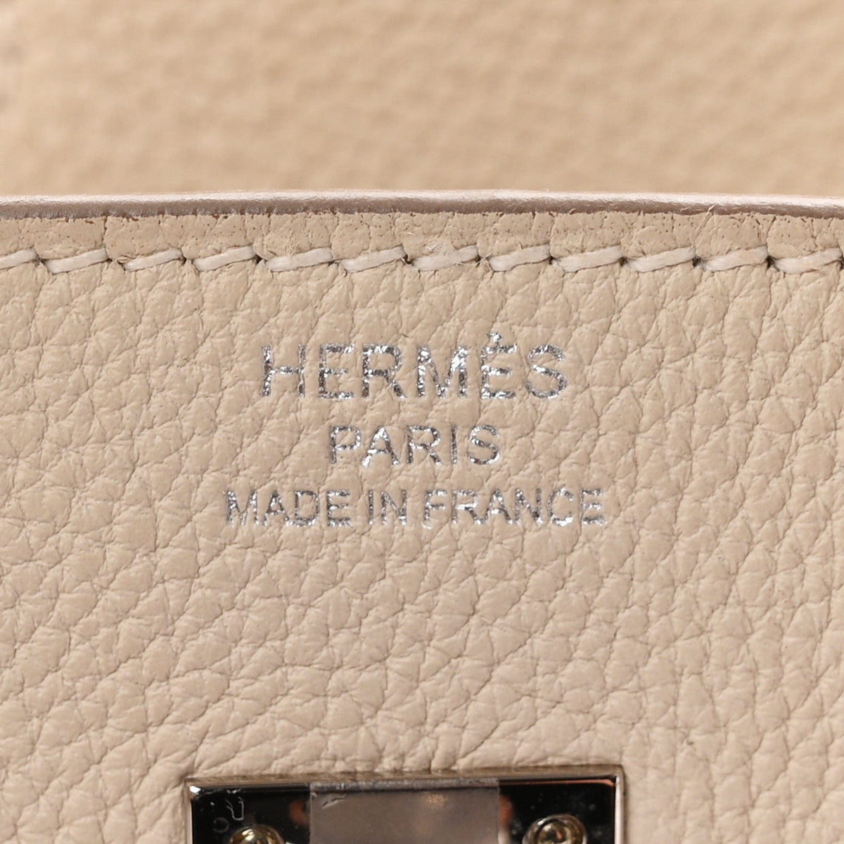 Togo Birkin 25 Craie Handbag