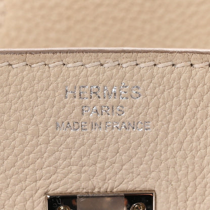 Togo Birkin 25 Craie Handbag