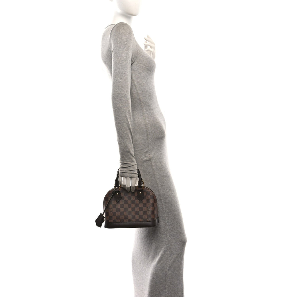 Louis Vuitton Damier Ebene Alma BB Brown