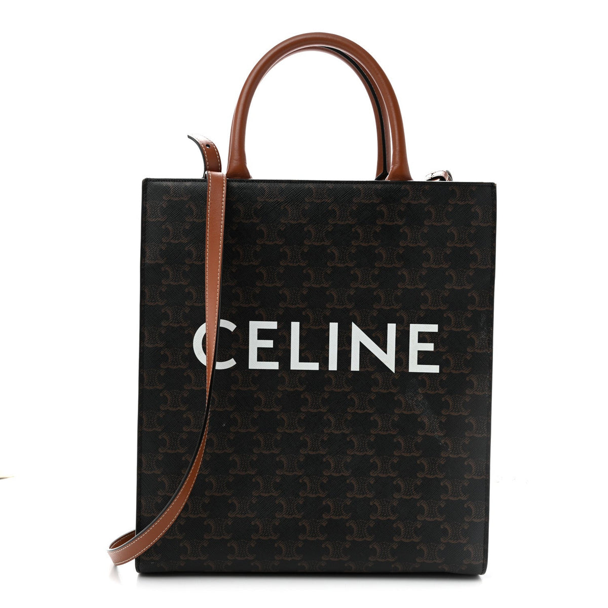 Small Calfskin Canvas Handbag