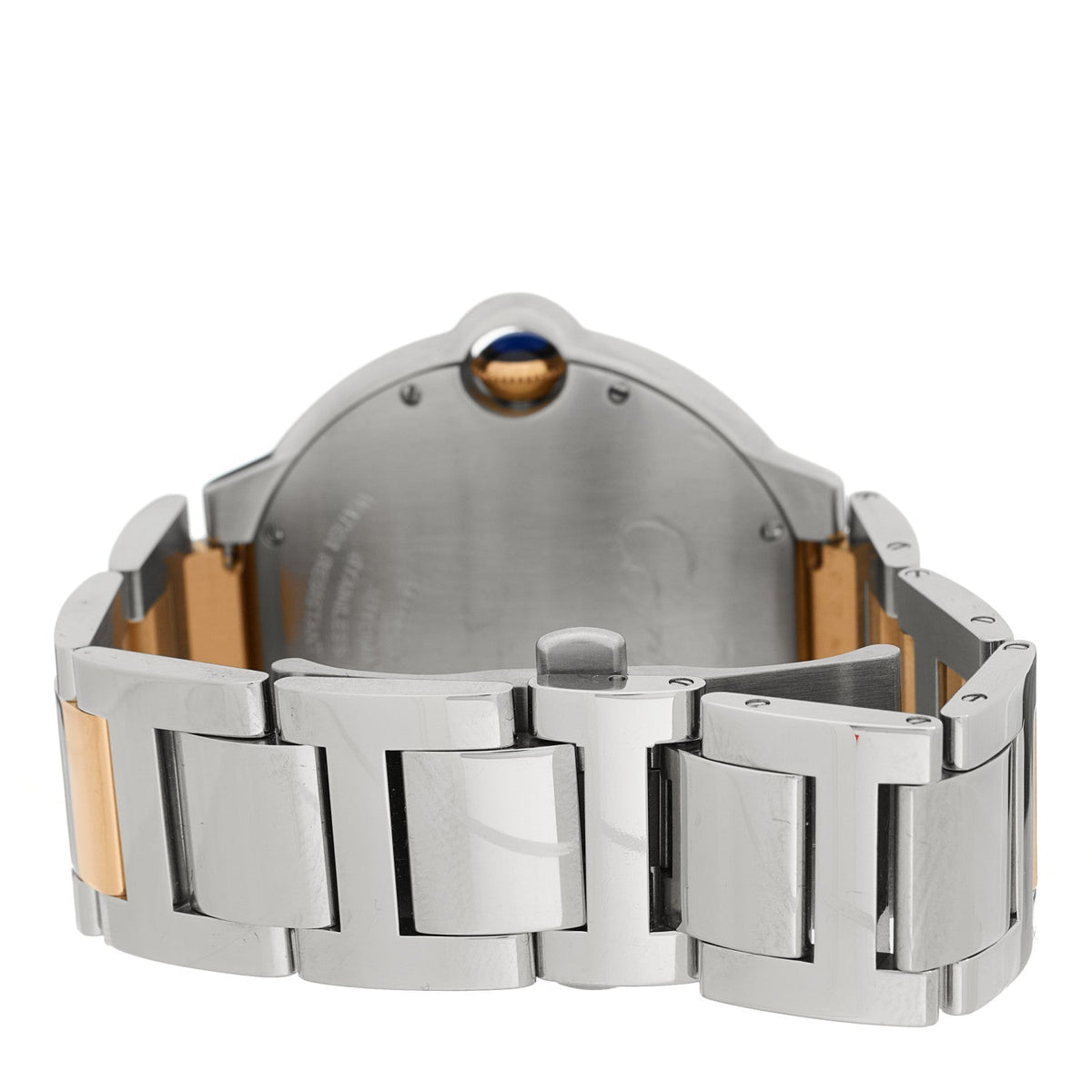 Cartier Stainless Steel 18K Pink Gold 42mm Ballon Bleu De Cartier Automatic Watch