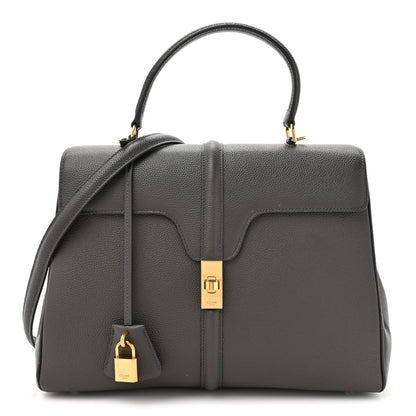 Medium Calfskin Handbag - Grey
