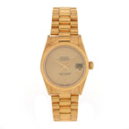 Rolex 18K Yellow Gold 31mm Datejust Watch Champagne 78278