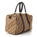 Christian Dior Monogram Canvas Boston Bag Brown