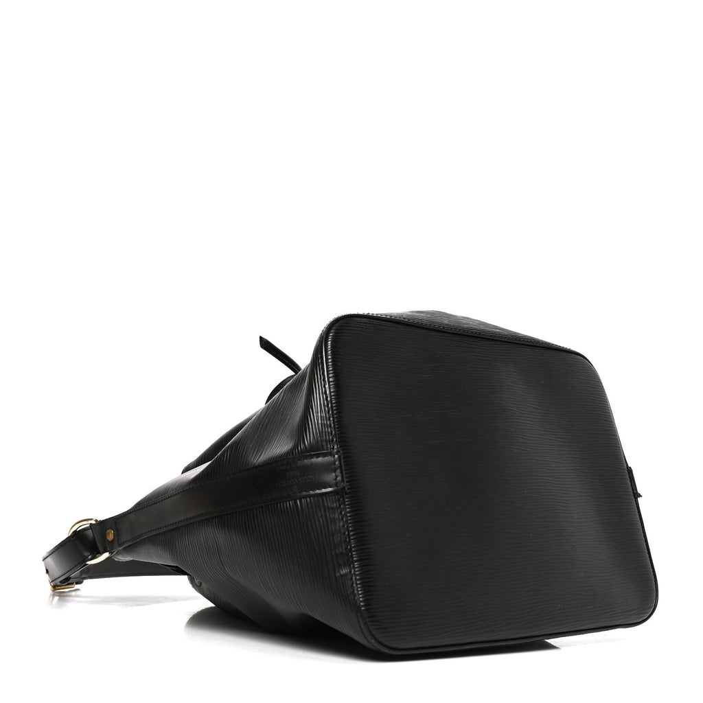 Louis Vuitton Epi Petit Noe Shoulder Bag Black