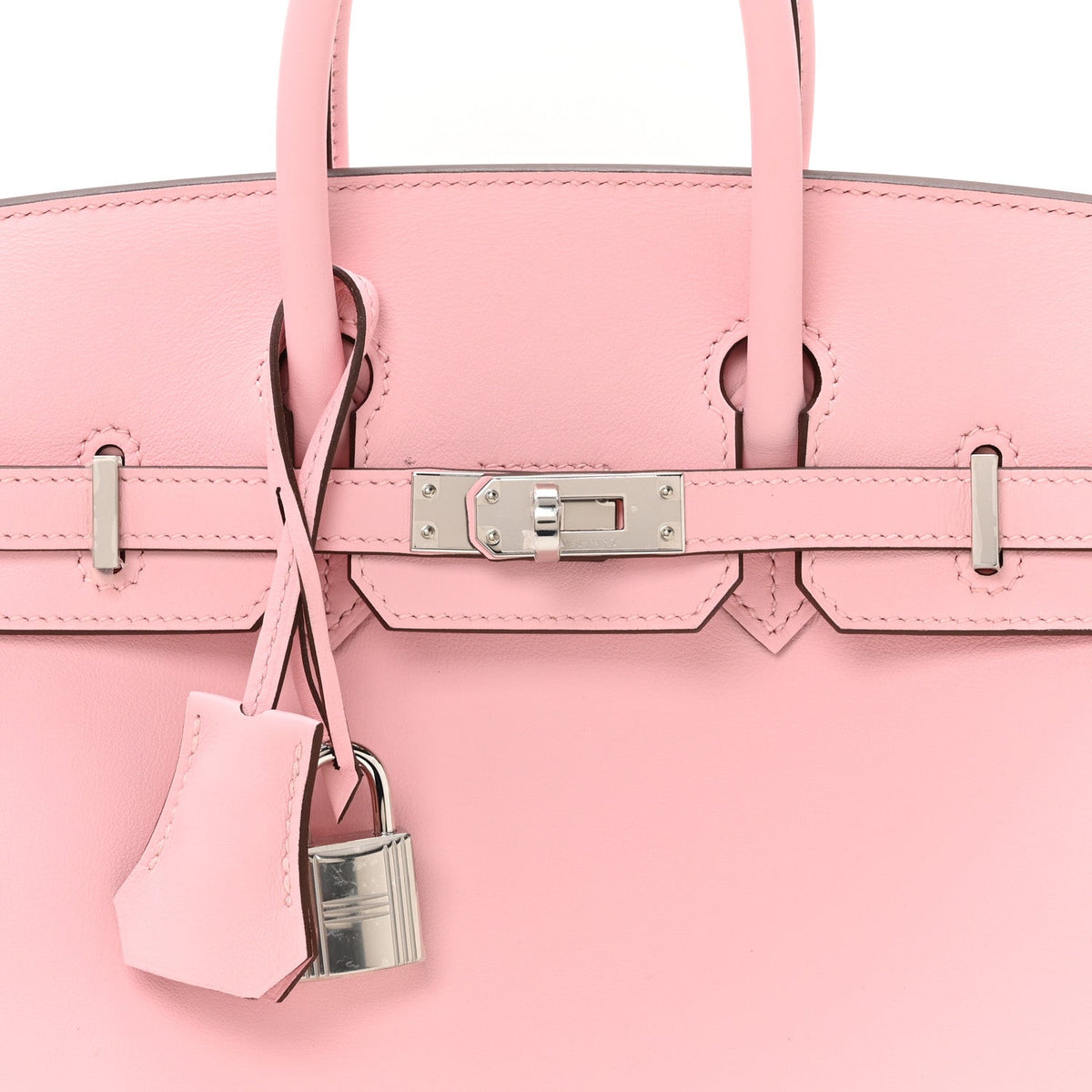 Swift Birkin 25 Rose Sakura Handbag