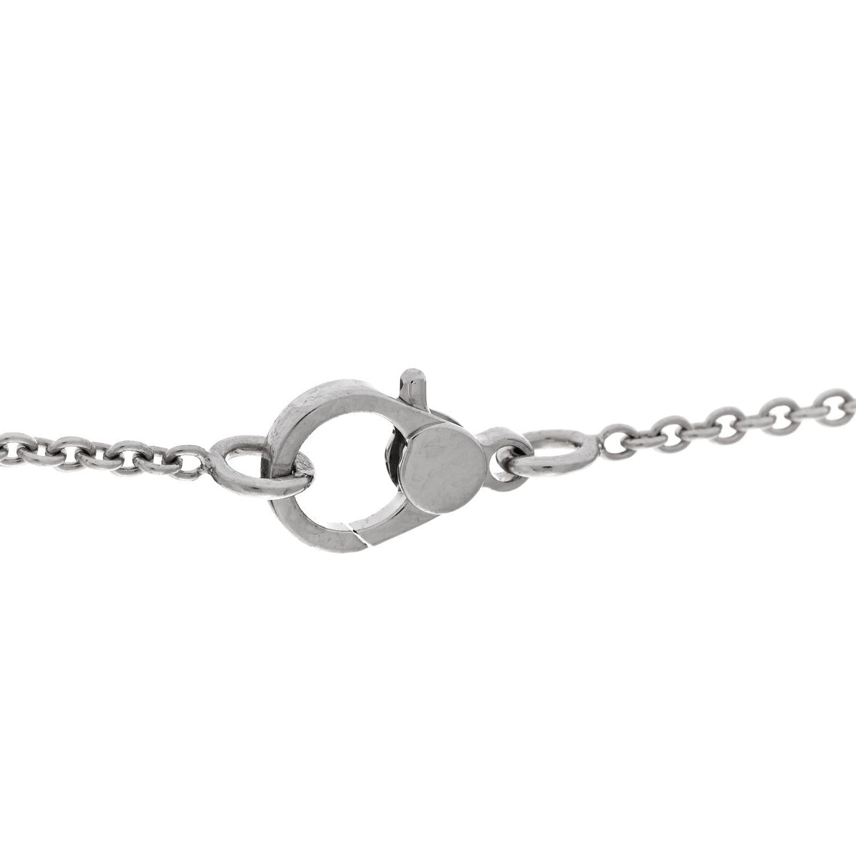 18K White Gold Diamond Finesse Pendant Necklace