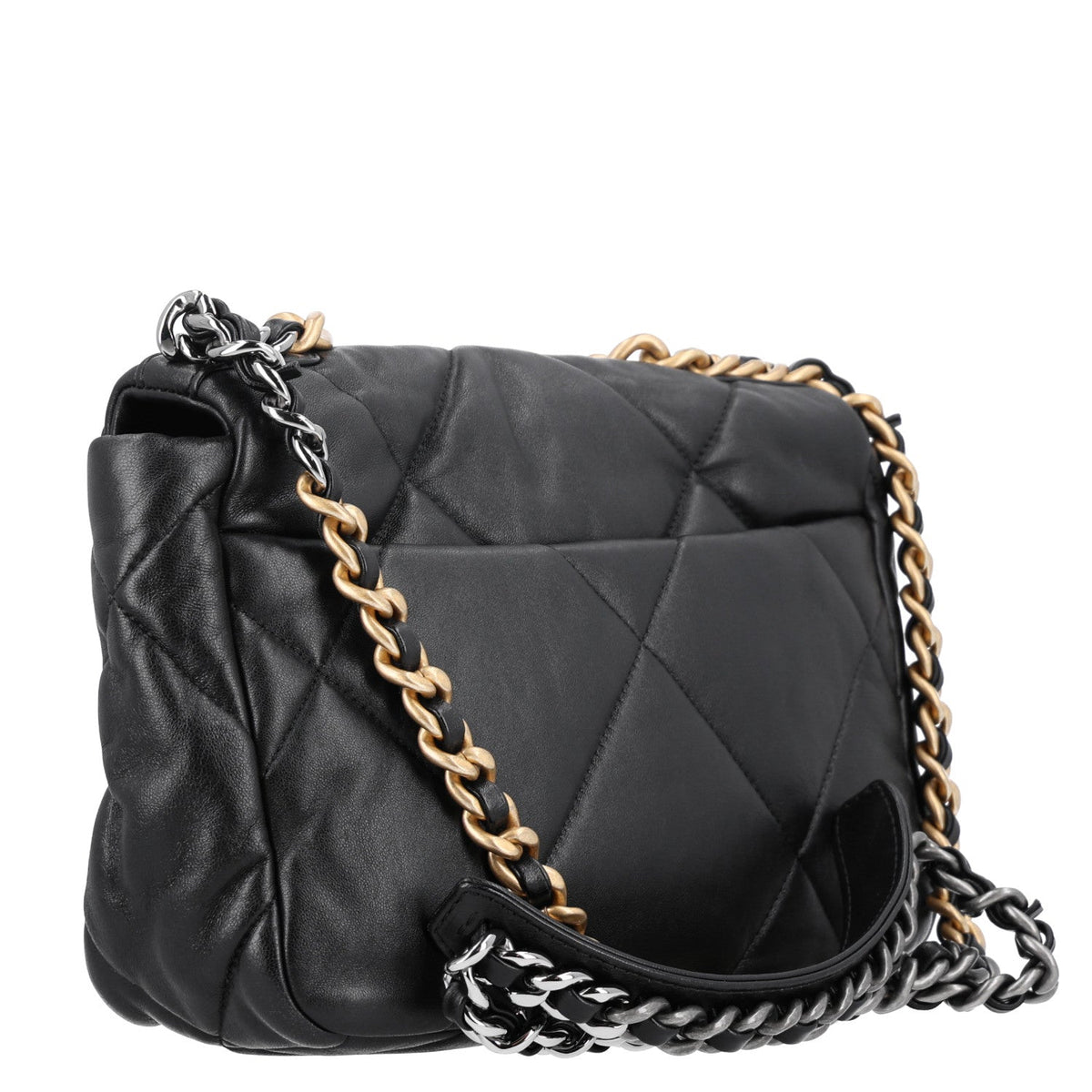 Medium Quilted Lambskin Flap Shoulder Bag