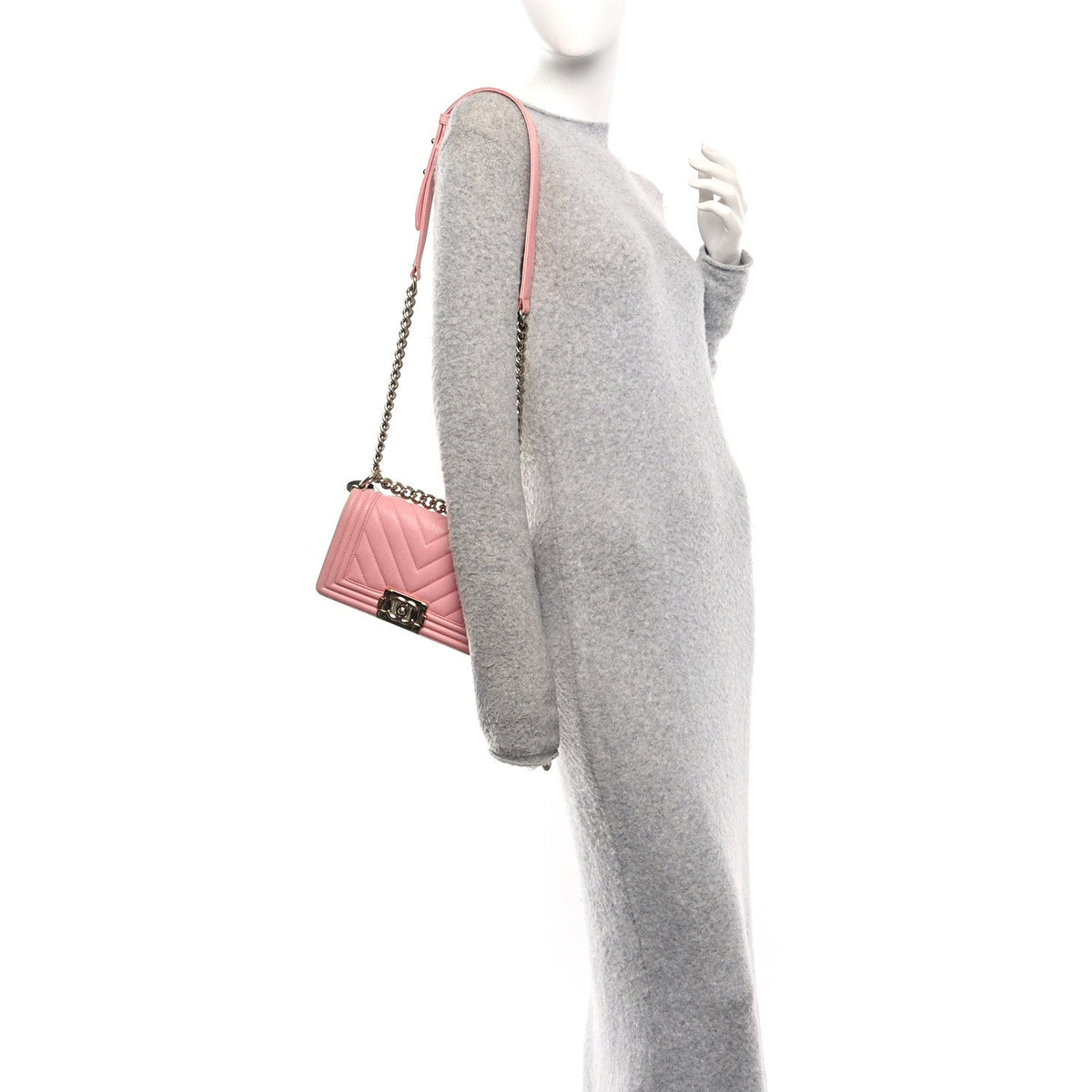 Small Quilted Caviar Flap Shoulder Bag