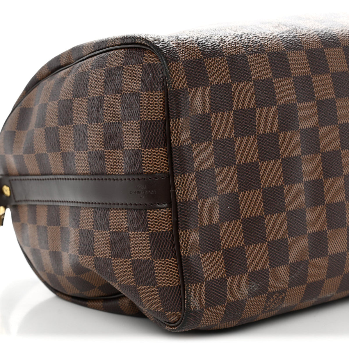 Louis Vuitton Damier Ebene Speedy Bandouliere 30 Brown