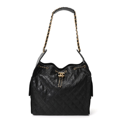 Medium Quilted Caviar Handbag